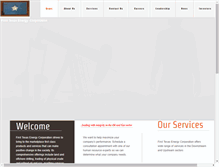 Tablet Screenshot of firsttexasenergy.com
